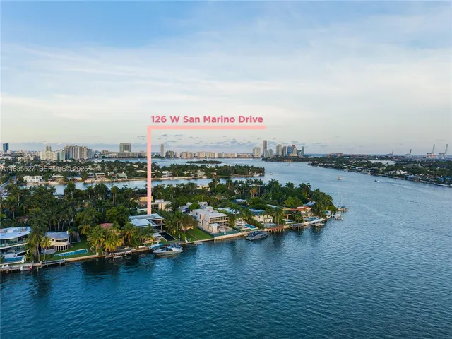 $37,000,000 | 126 West San Marino Drive, Miami Beach, FL 33139