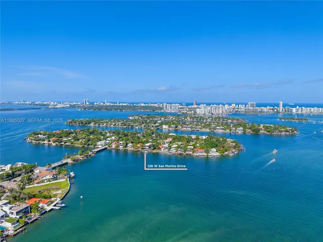 $37,000,000 | 126 West San Marino Drive, Miami Beach, FL 33139