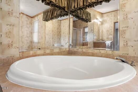 4210 Scronce Road Harrells, NC 28444 - Photo 15 of 28 a white bath tub sitting next to a shower