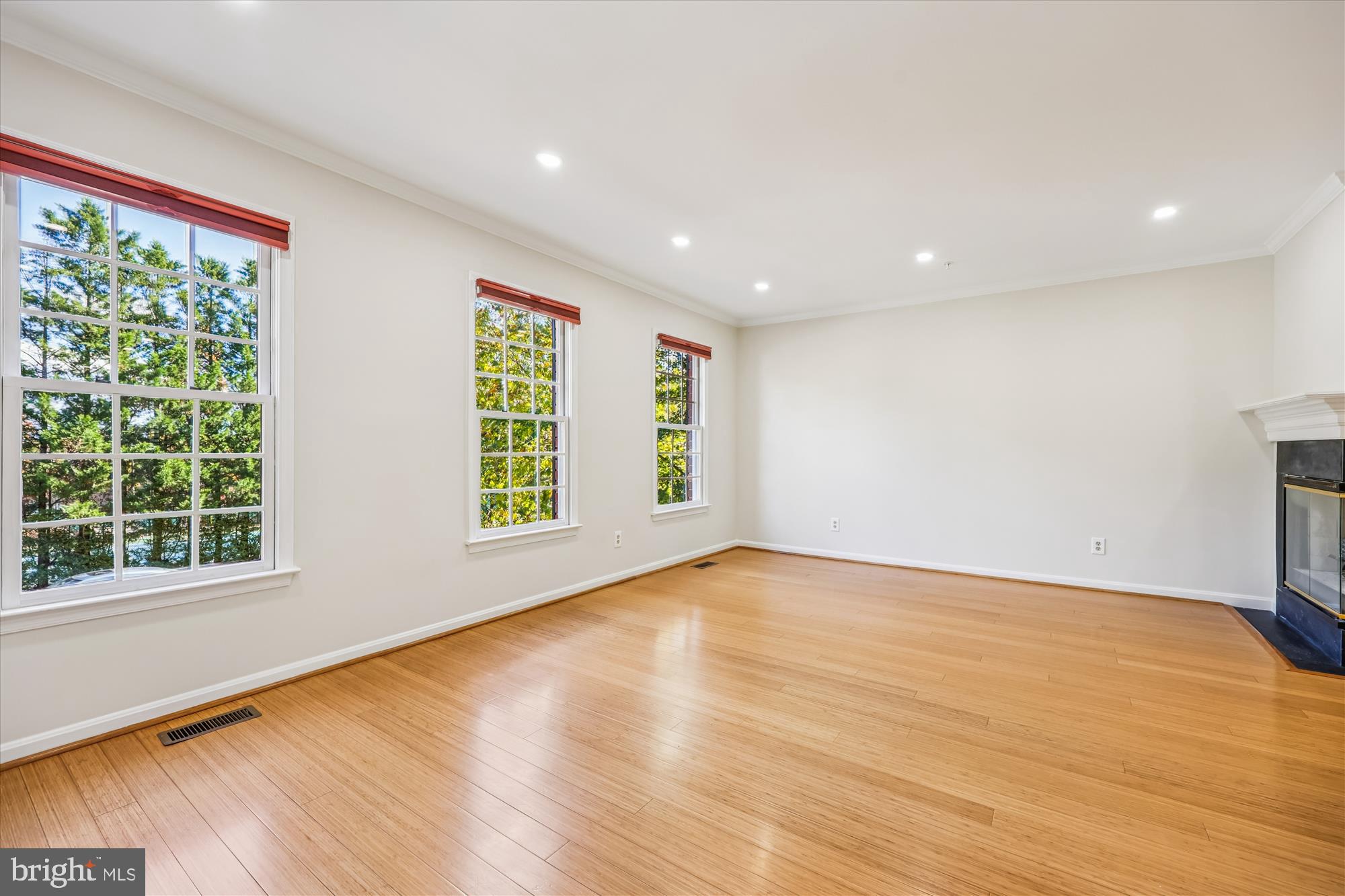536 Tschiffely Square Road Gaithersburg, MD 20878 - Photo 44 of 116 a view of an empty room with wooden floor and a window