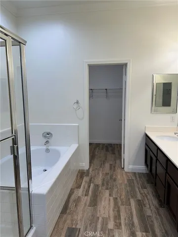 a bathroom with a sink and a bathtub