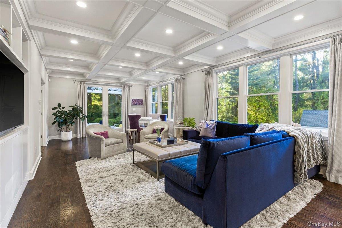 6 Valley Place Harrison, NY 10528 - Photo 11 of 37 a living room with furniture and a large window