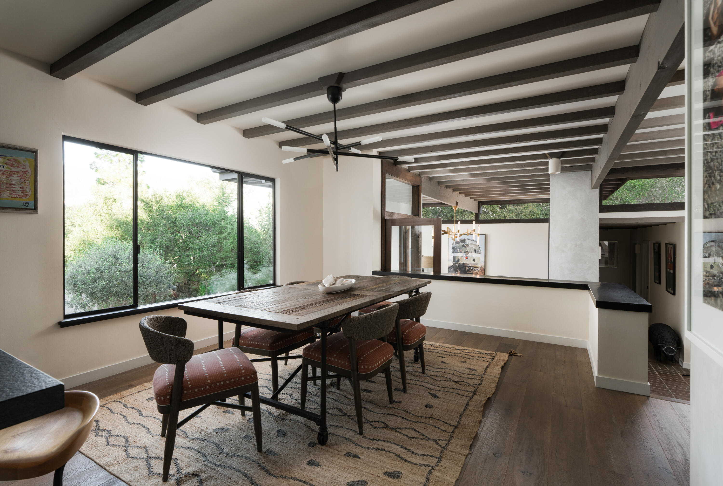 1103 Camino Viejo Road Montecito, CA 93108 - Photo 11 of 27 a dining room with furniture and window