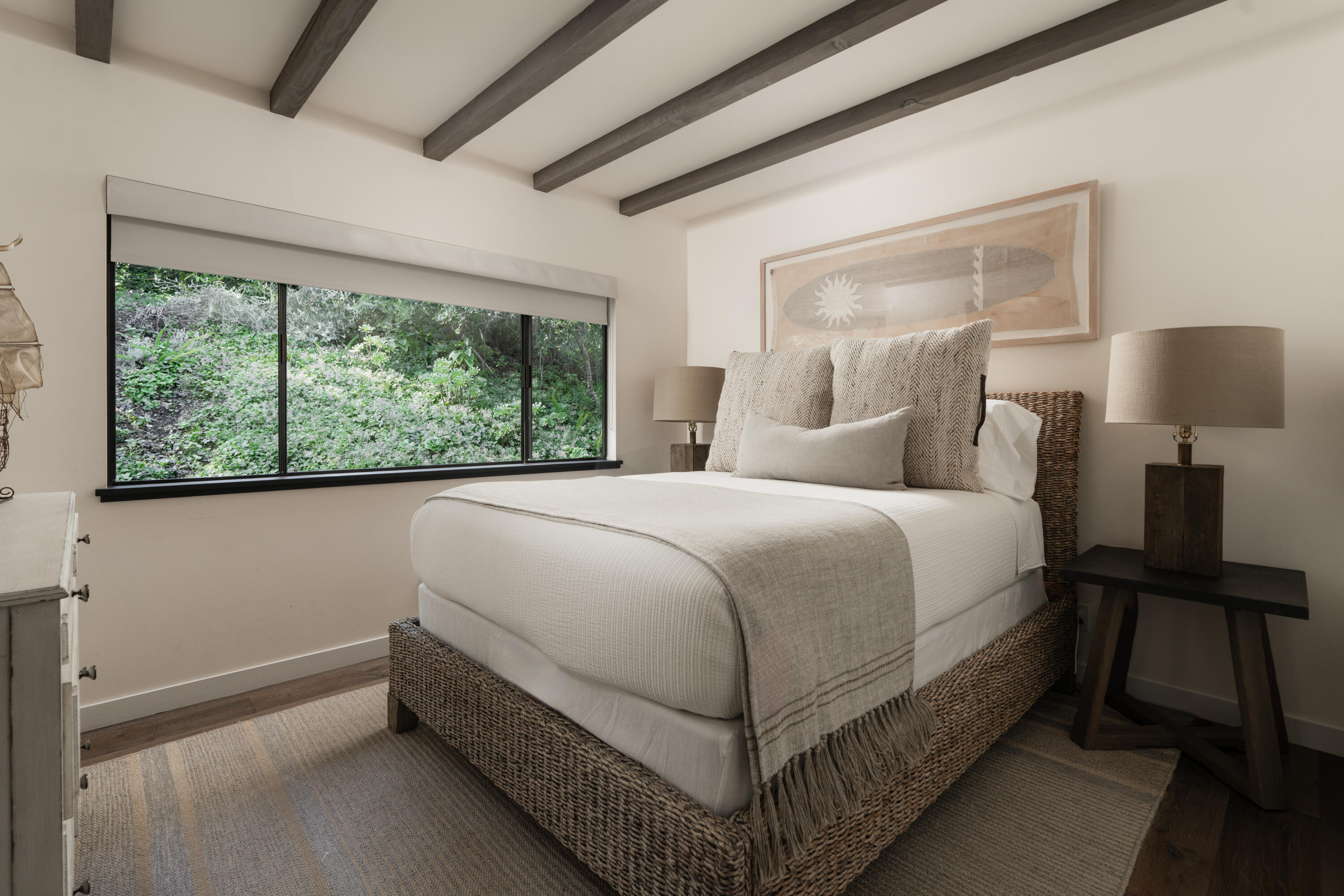 1103 Camino Viejo Road Montecito, CA 93108 - Photo 17 of 27 a bed room with a bed and a large window