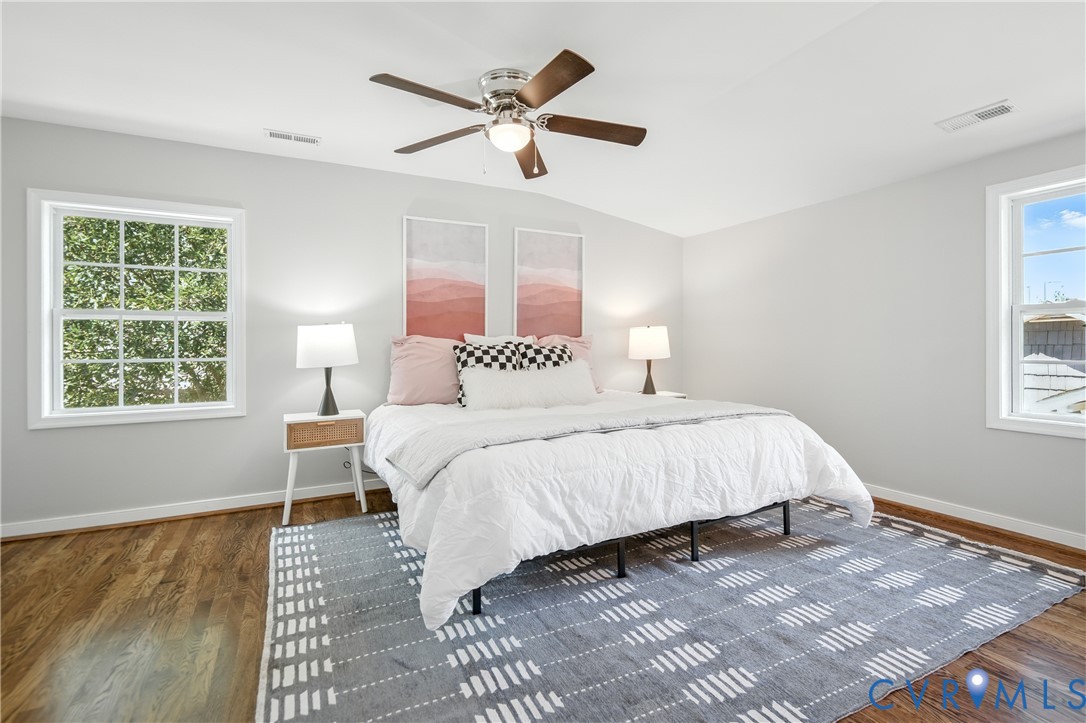 6304 Engel Road Richmond, VA 23226 - Photo 10 of 37 a bedroom with a large bed and a window