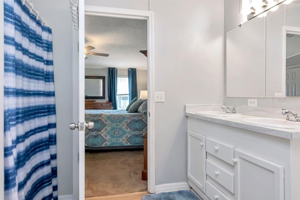 10404 Hawk Court Riverview, FL 33578 - Photo 20 of 38 a bathroom with a sink and a mirror