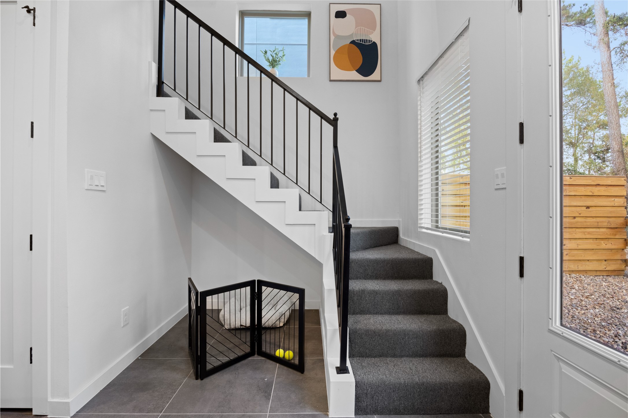 13107 Beauty Berry Ridge Lane Cypress, TX 77429 - Photo 30 of 33 a view of entryway and hall with wooden floor