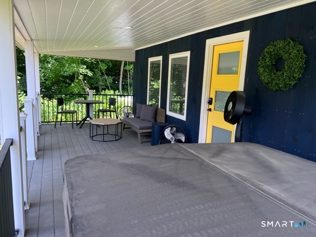 7 Old Turnpike Road South North Canaan, CT 06024 - Photo 3 of 20 a view of a porch with furniture and garden