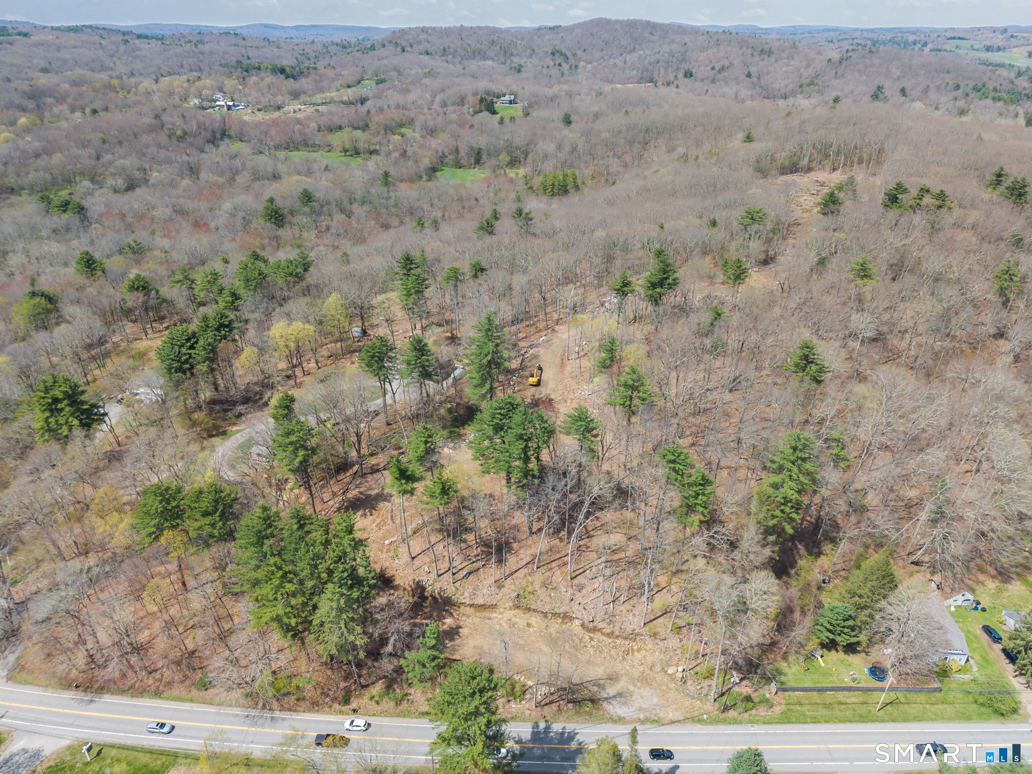 1222 Bantam Road Litchfield, CT 06750 - Photo 12 of 13 an aerial view of mountain with trees around