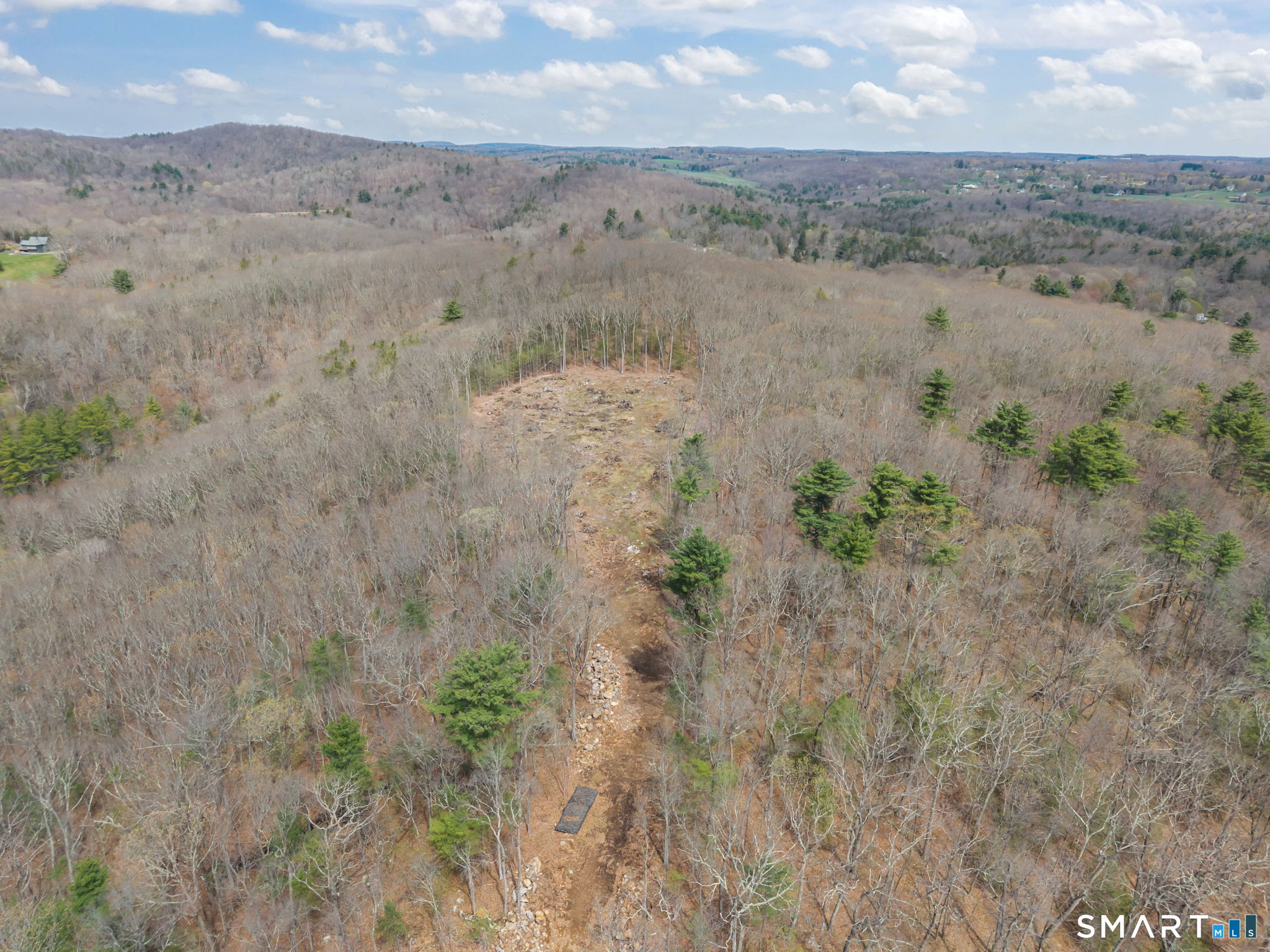 1222 Bantam Road Litchfield, CT 06750 - Photo 9 of 13 a view of a dry field with trees in background