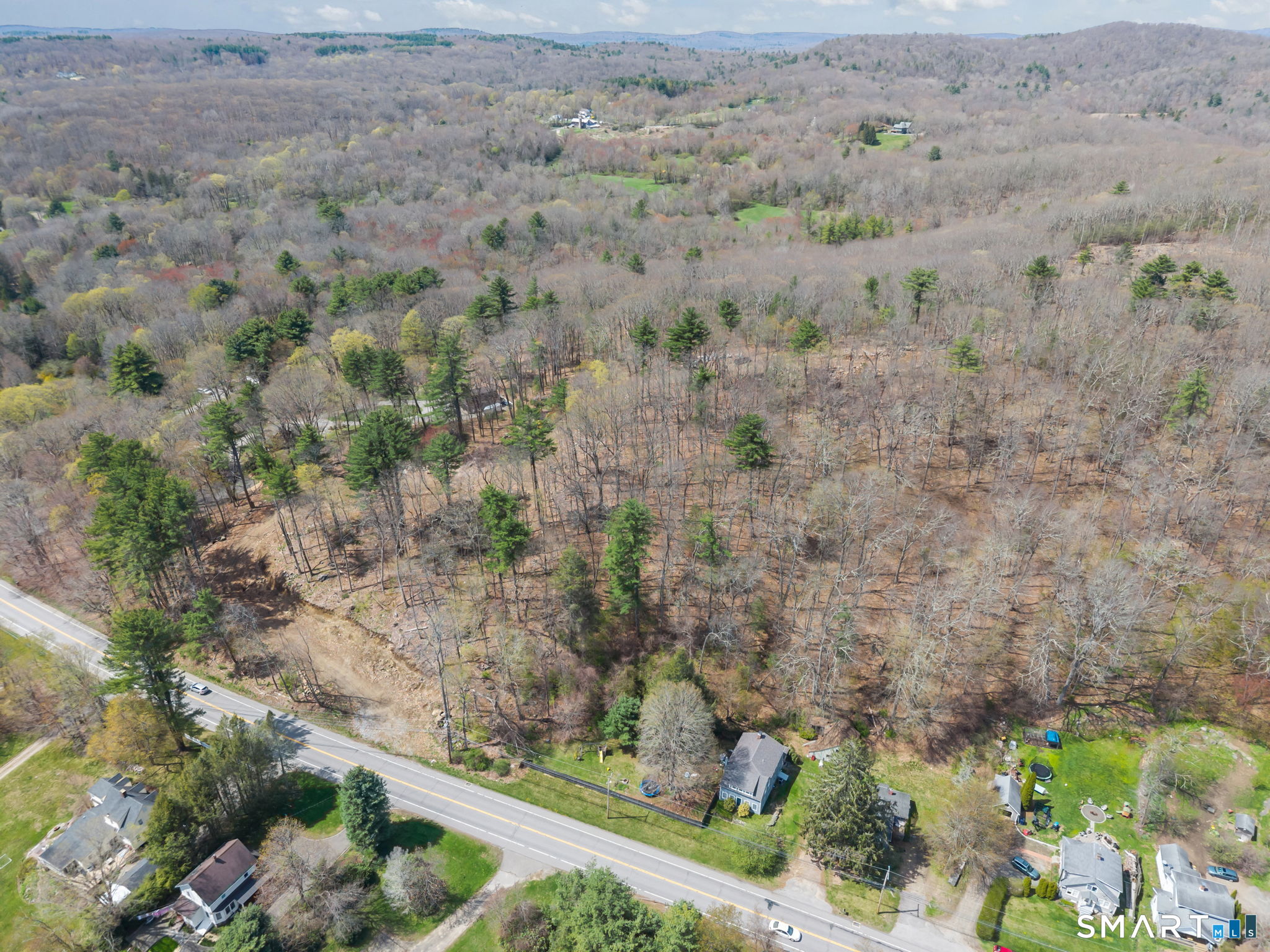 1222 Bantam Road Litchfield, CT 06750 - Photo 10 of 13 a aerial view of a yard