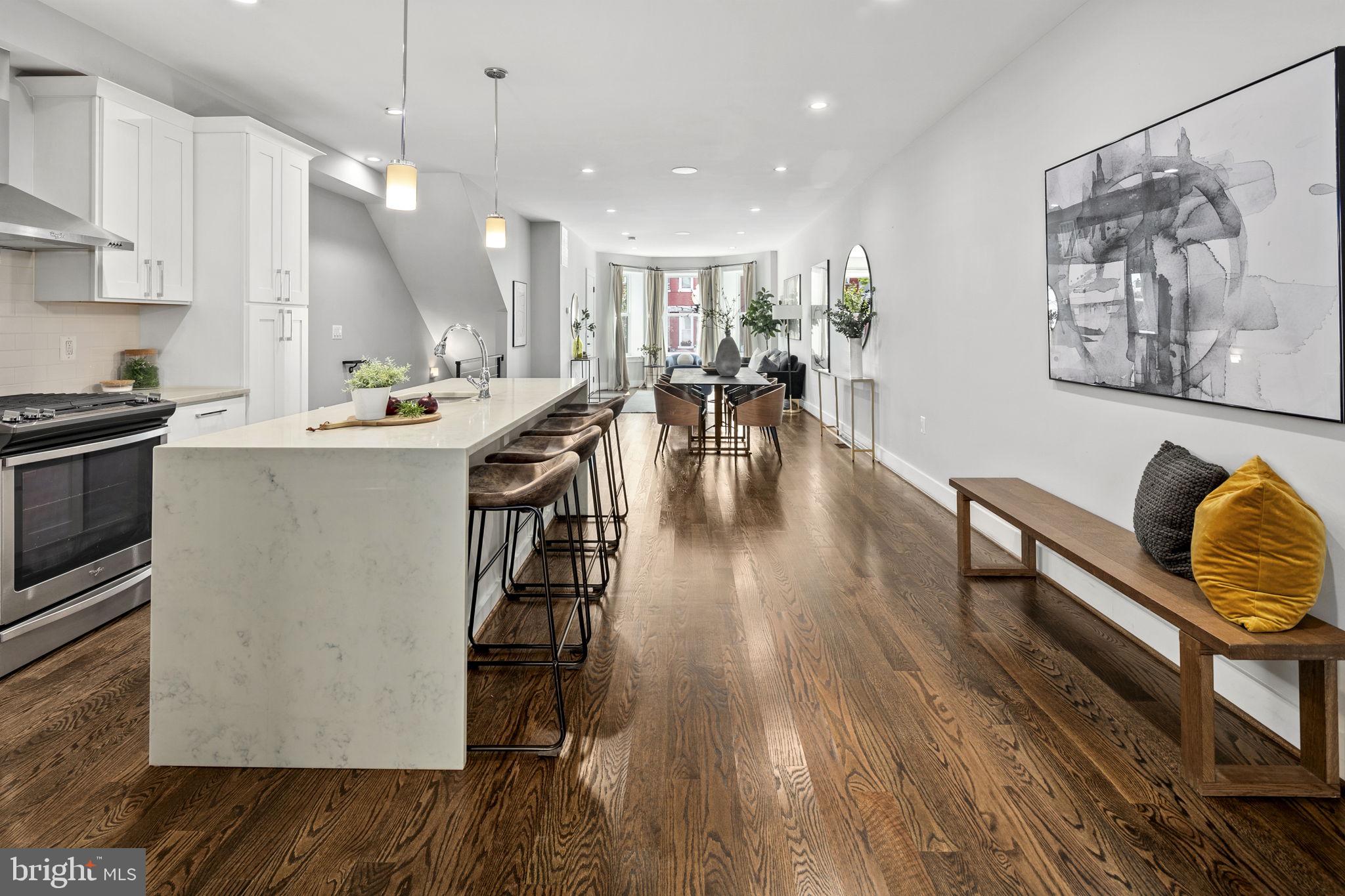 16 T Street Northeast, Unit 1 Washington, DC 20002 - Photo 18 of 48 Kitchen island offers more storage