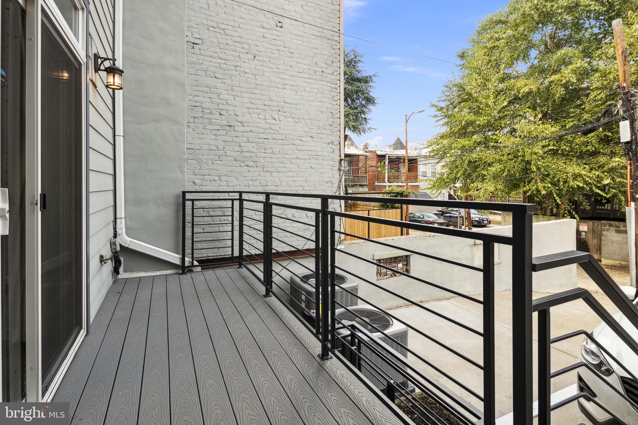 16 T Street Northeast, Unit 1 Washington, DC 20002 - Photo 40 of 48 Rear deck