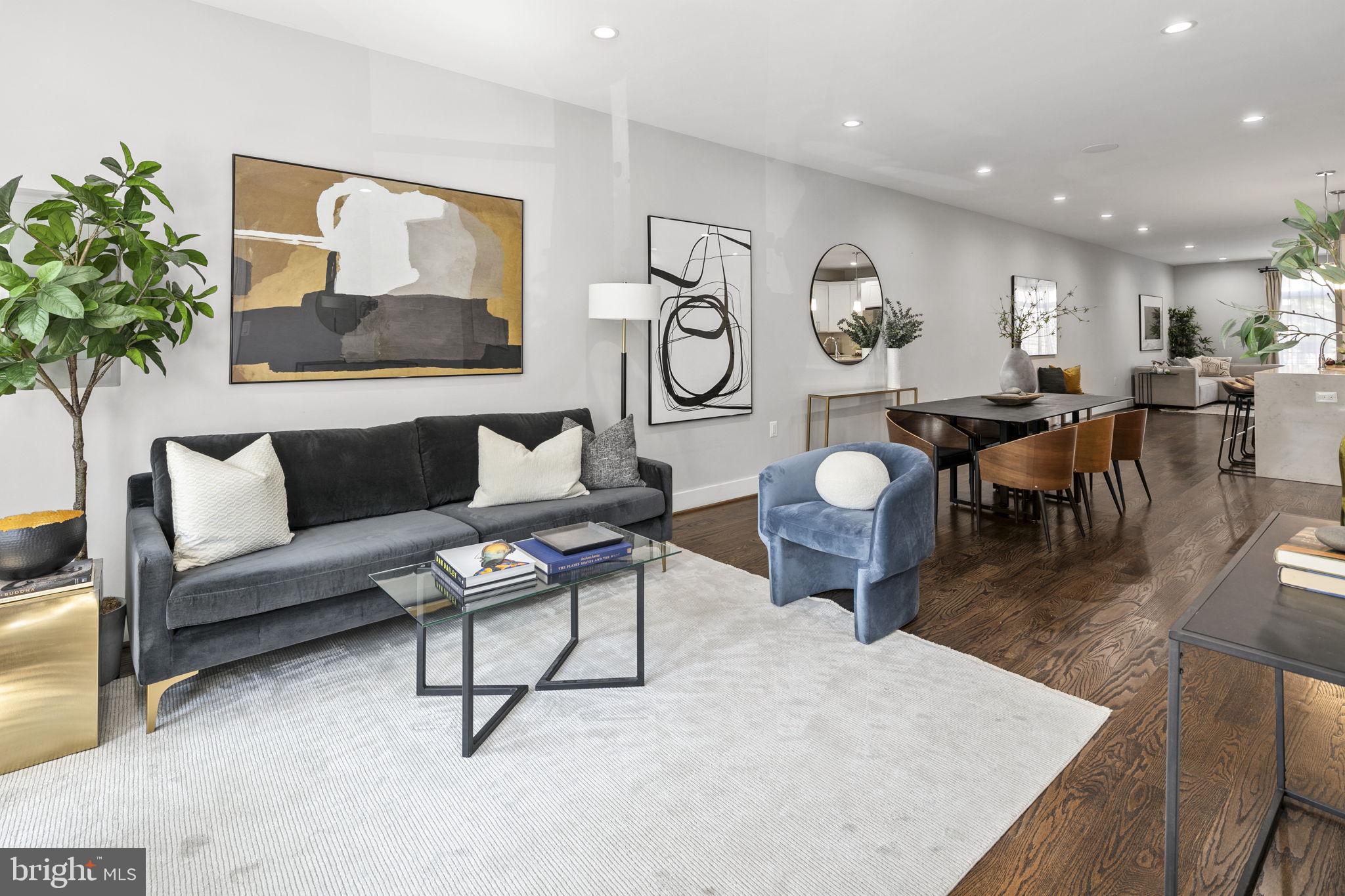 16 T Street Northeast, Unit 1 Washington, DC 20002 - Photo 5 of 48 Rich oak hardwood floors