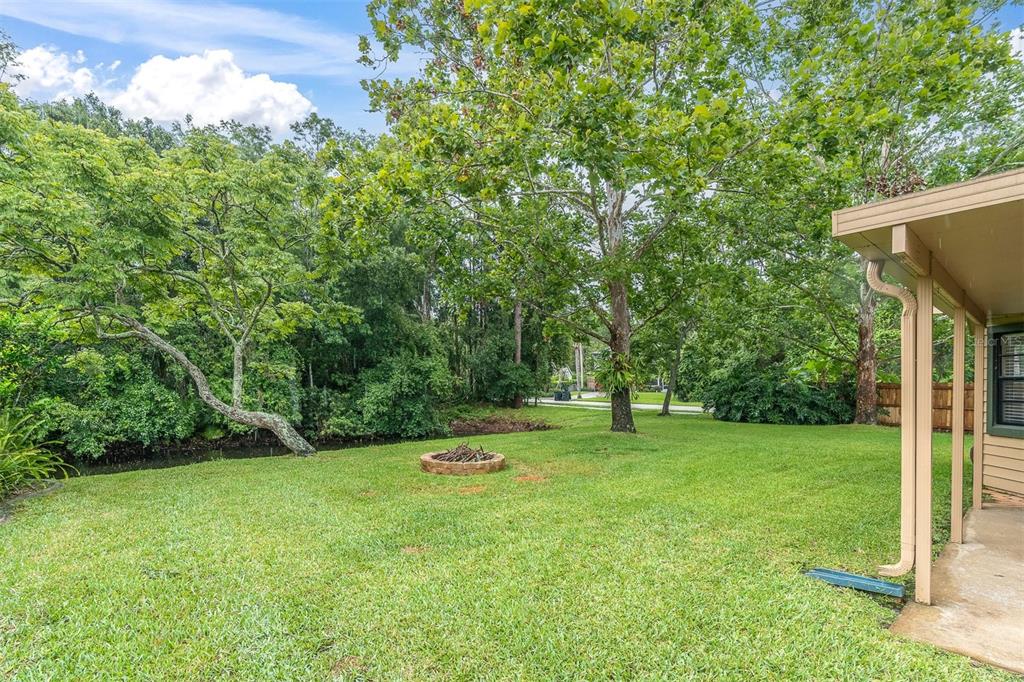 7230 Hummingbird Lane New Port Richey, FL 34655 - Photo 32 of 41 a backyard of a house with lots of green space