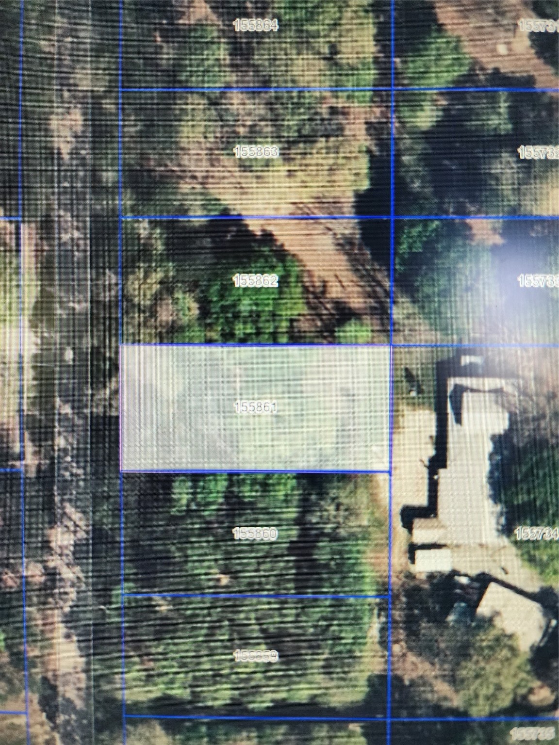 a view of a glass door