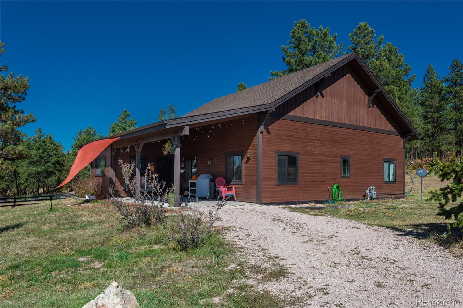 854 Russellville Road Franktown, CO 80116 - Photo 20 of 35 a view of house and outdoor space