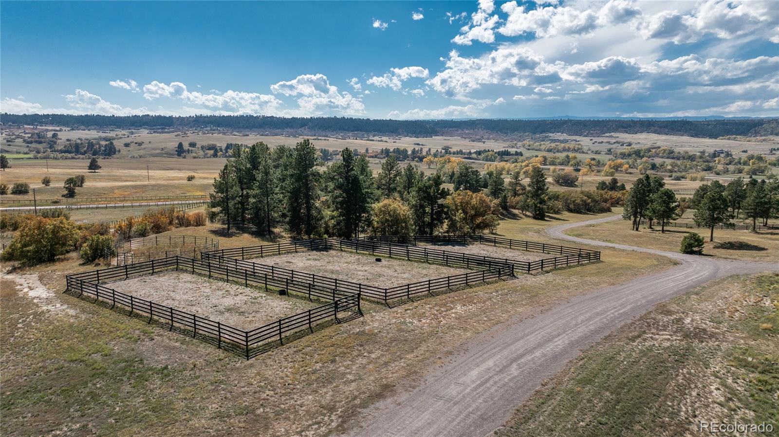 854 Russellville Road Franktown, CO 80116 - Photo 2 of 35 a view of a swimming pool with an outdoor seating
