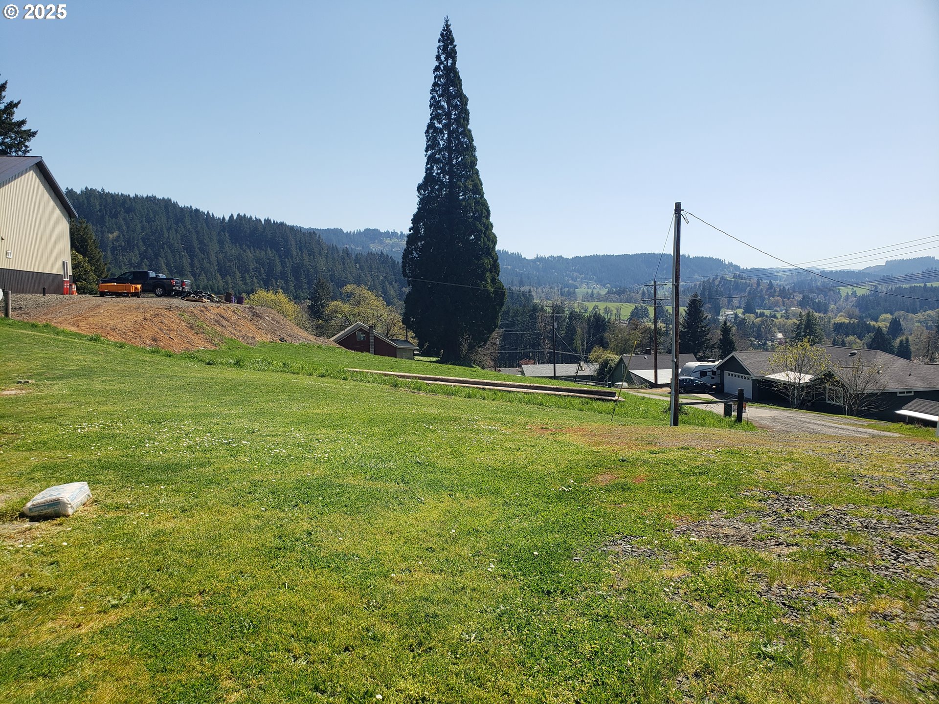 661 D Street Elkton, OR 97436 - Photo 23 of 28 a view of a garden with a large tree