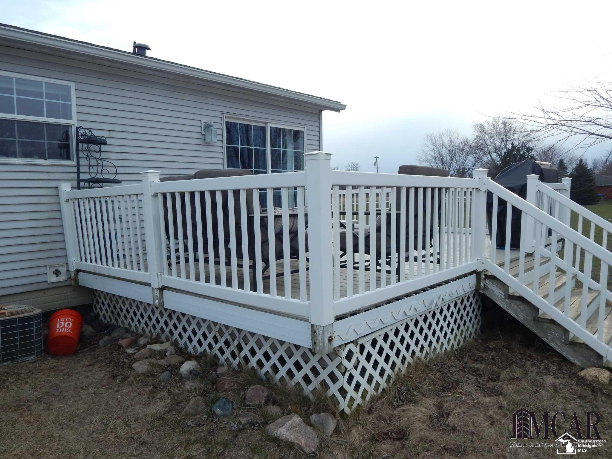 8860 West Albain Road Ida, MI 48140 - Photo 13 of 14 Back Exterior Deck