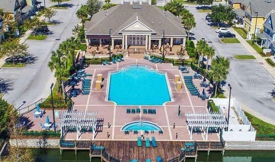 4600 Yellowgold Road West, Unit 106 Kissimmee, FL 34746 - Photo 19 of 25 an aerial view of a house