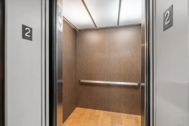 a view of an entryway door