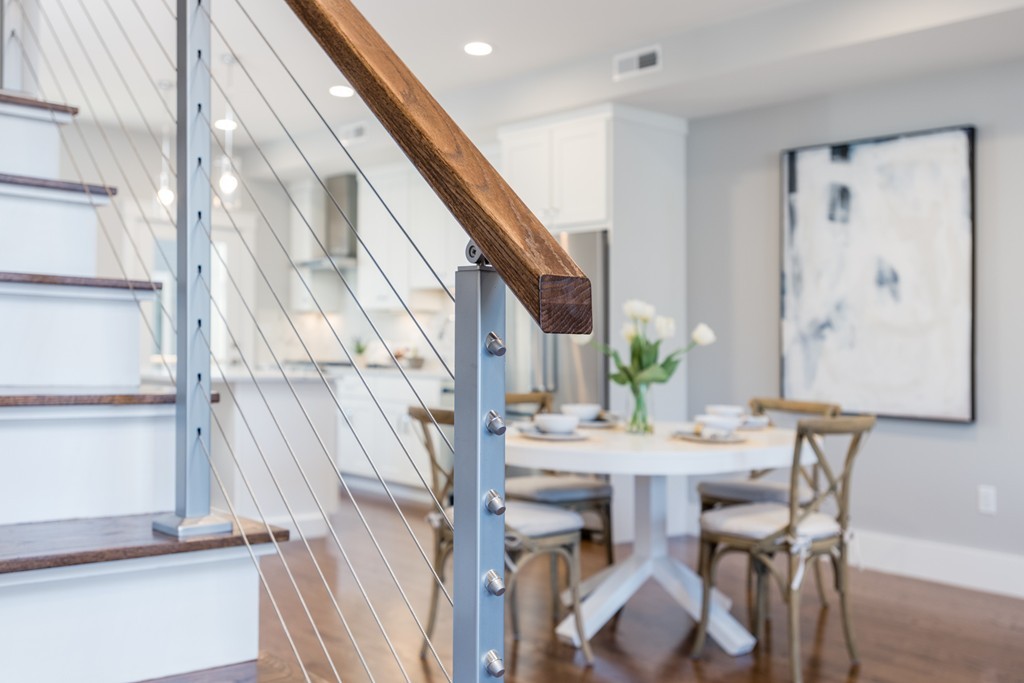 227 Cedar Street, Unit 6 Somerville, MA 02145 - Photo 10 of 25 a view of a dining room with furniture and a floor to ceiling window