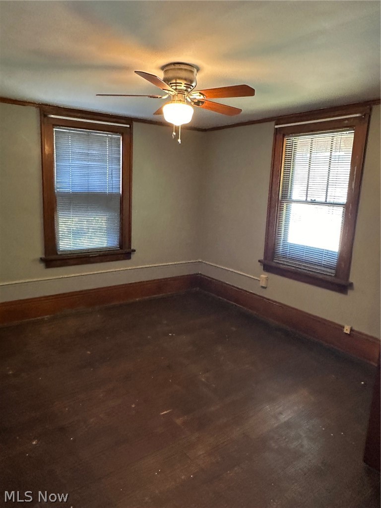 1248 West Waterloo Road Akron, OH 44314 - Photo 15 of 24 wood floor and ceiling fan