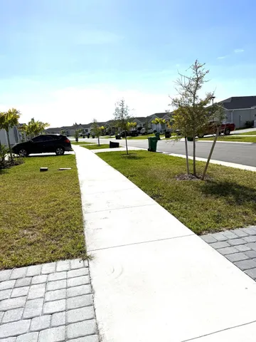 a view of a city with tall buildings