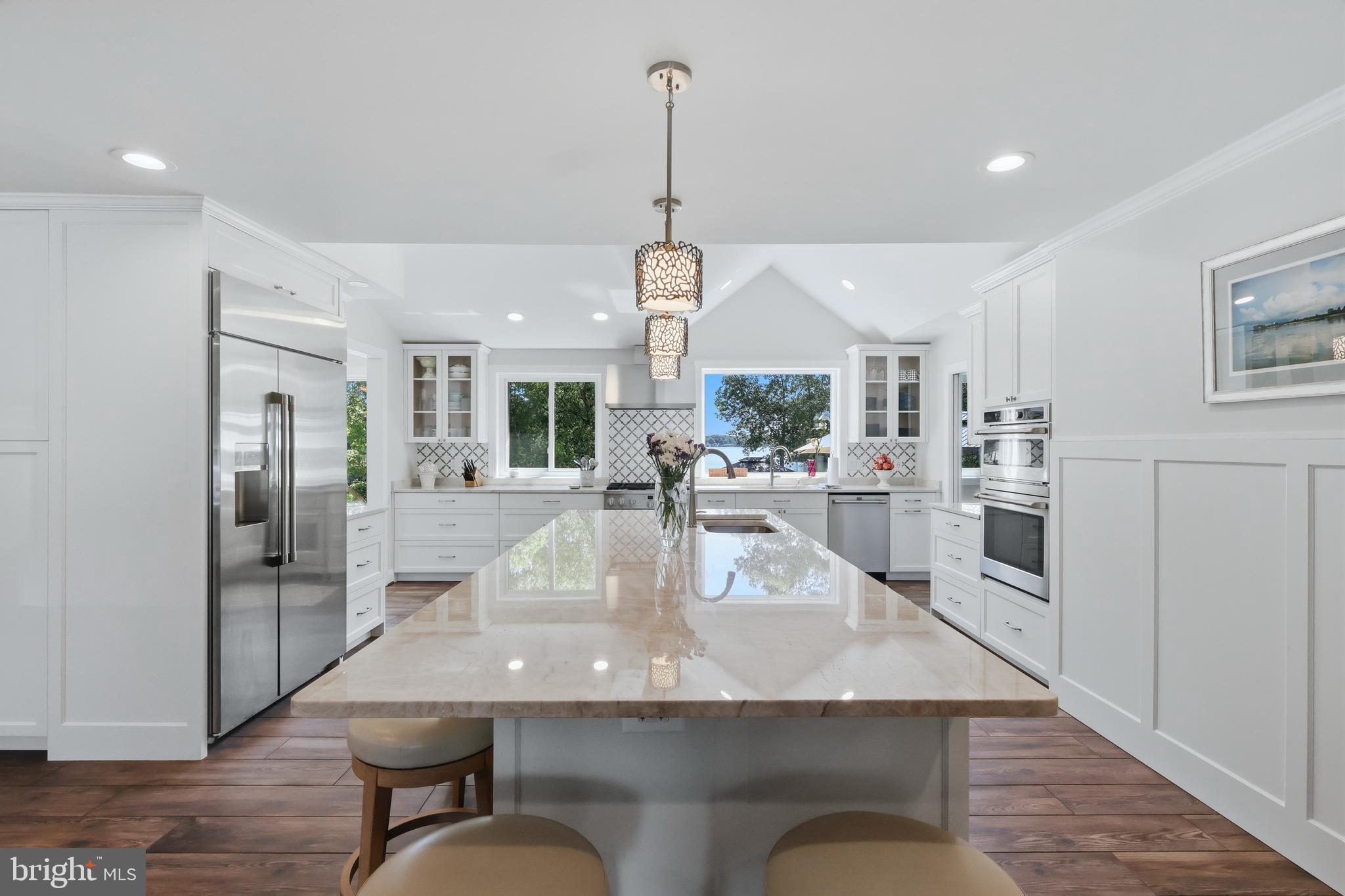 38980 Hodges Road Avenue, MD 20609 - Photo 38 of 98 Custom kitchen with Quartzite counters