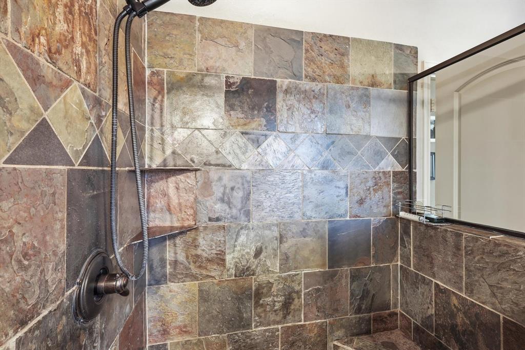 209 Lonesome Prairie Trail Haslet, TX 76052 - Photo 18 of 40 a bathroom with a shower