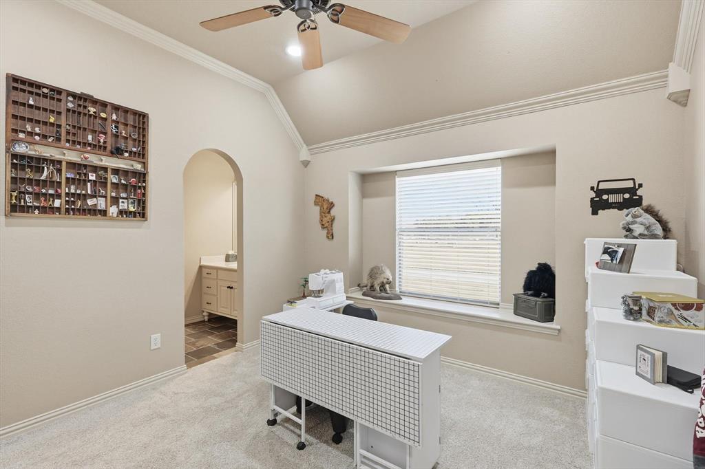 209 Lonesome Prairie Trail Haslet, TX 76052 - Photo 24 of 40 a bathroom with a sink and a mirror