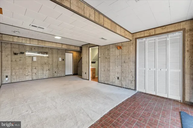 a view of an empty room