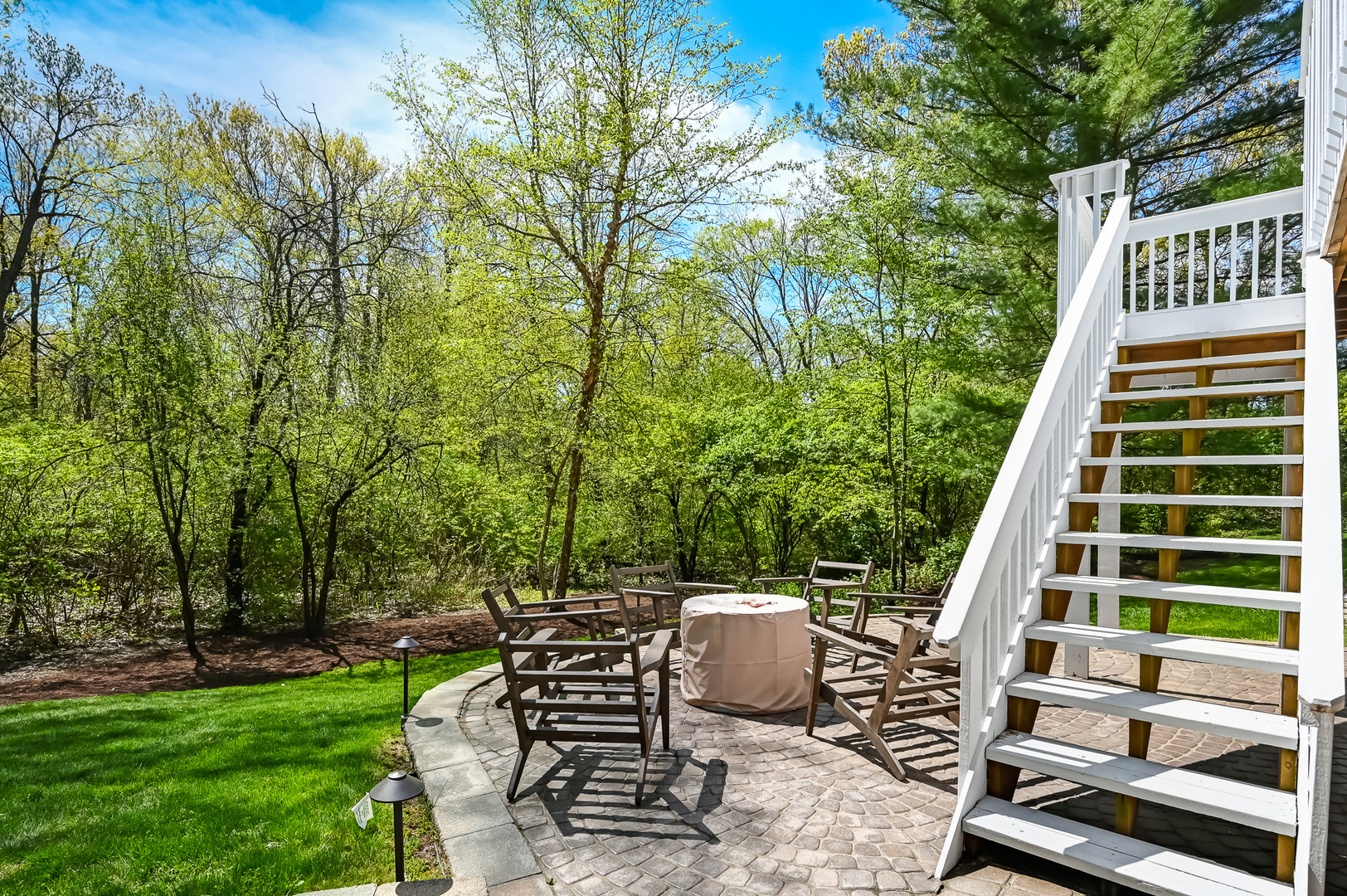 9301 Falling Waters Drive East Burr Ridge, IL 60527 - Photo 46 of 52 a view of backyard with seating area and green space