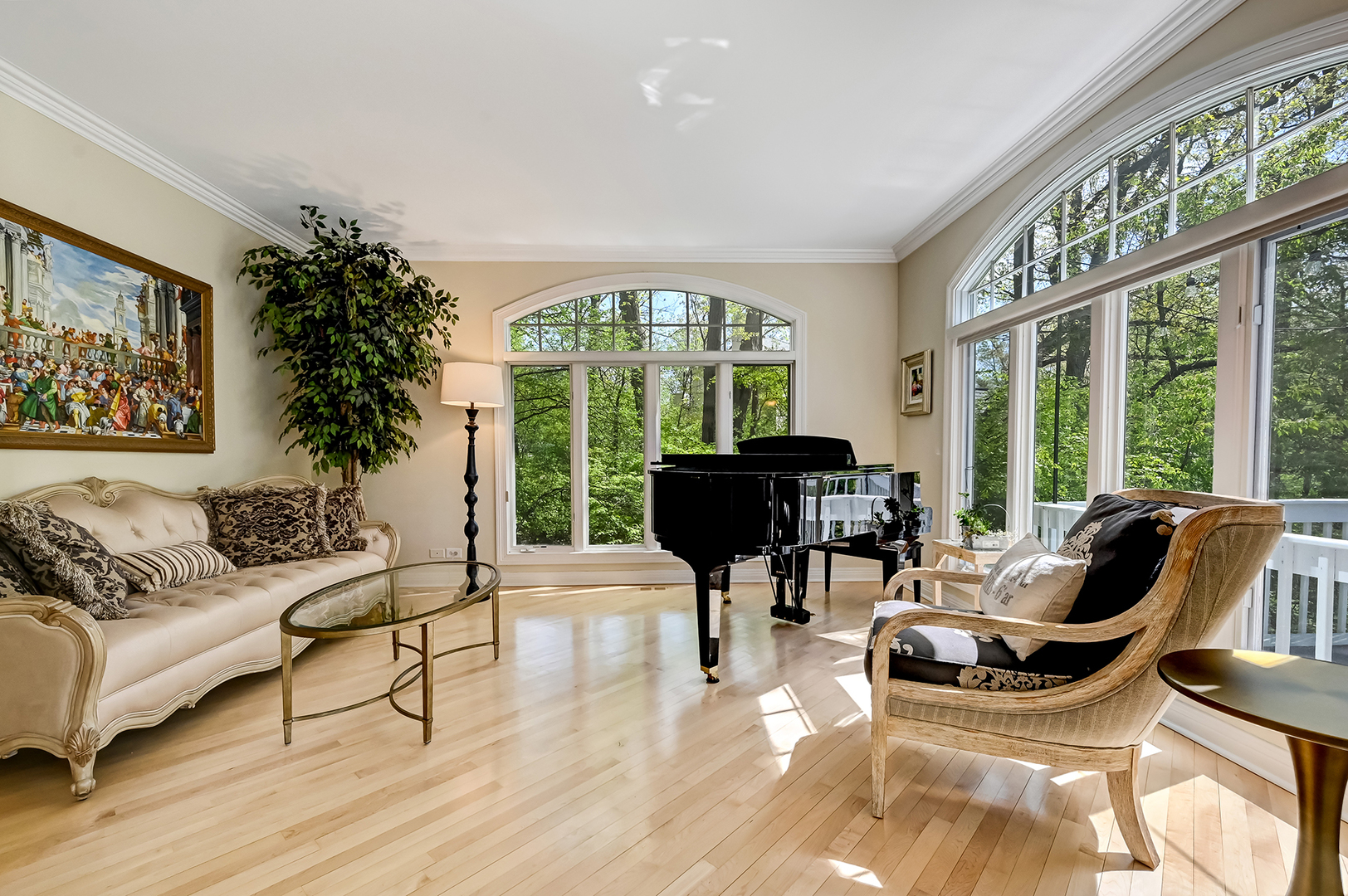 9301 Falling Waters Drive East Burr Ridge, IL 60527 - Photo 10 of 52 a living room with furniture and a large window