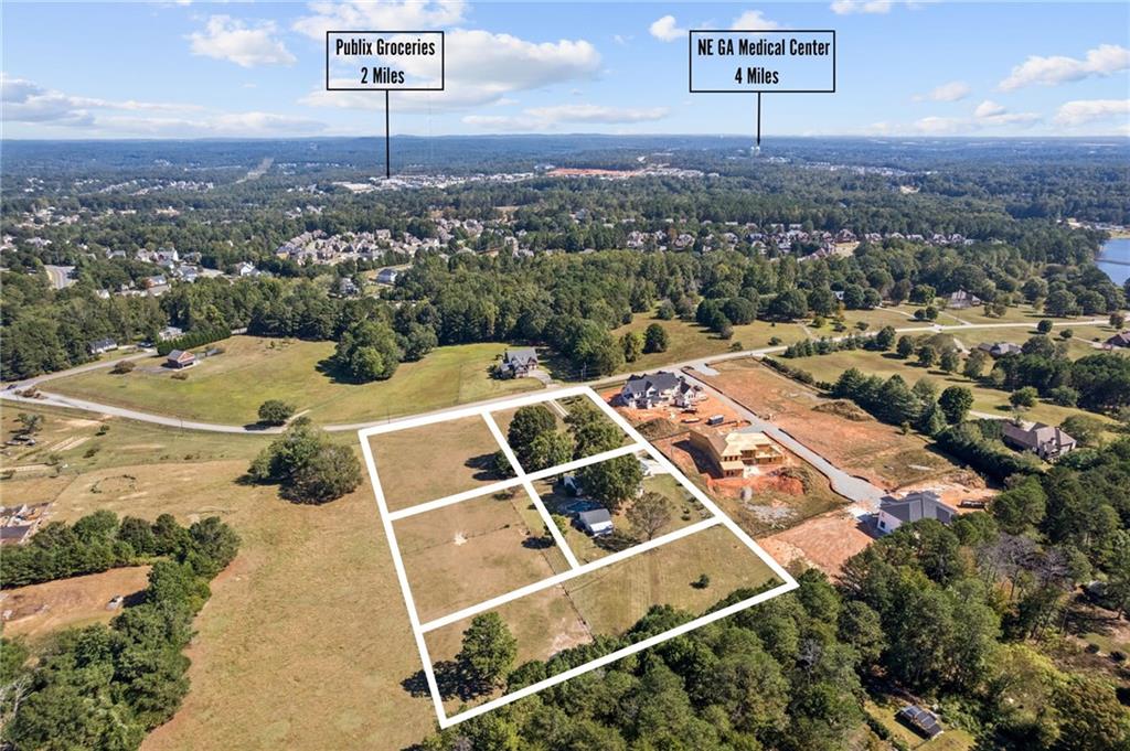 2740 Talley Lane Buford, GA 30519 - Photo 16 of 16 an aerial view of a house with a garden