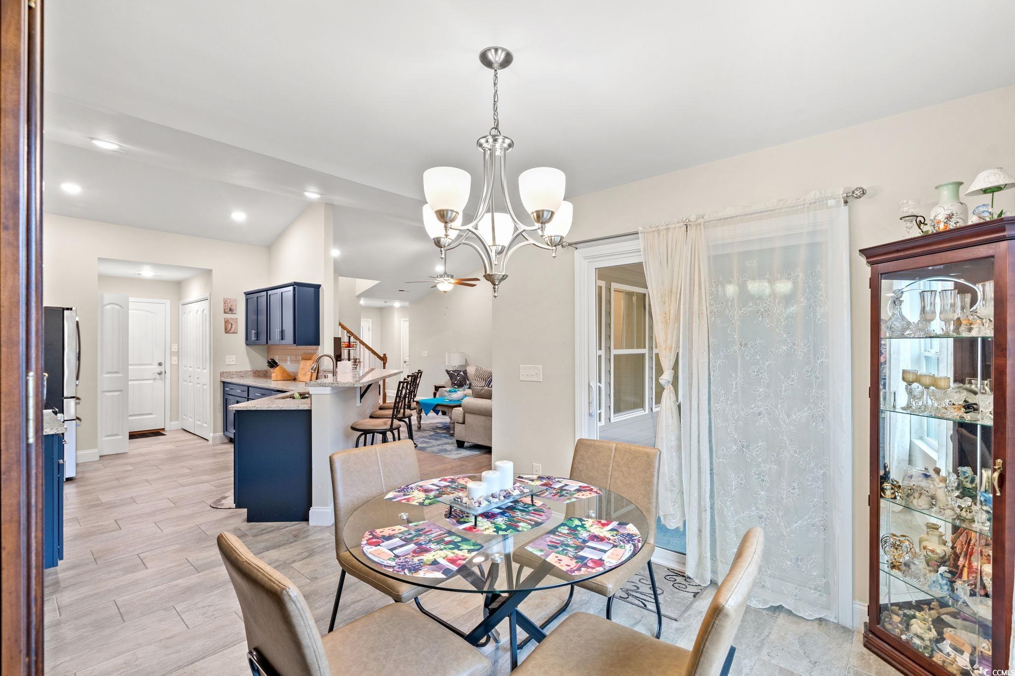 1209 Wehler Court Conway, SC 29526 - Photo 6 of 32 Dining room featuring a chandelier and light wood finished floors
