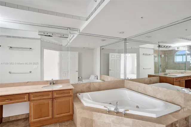 a view of a hallway with a bedroom