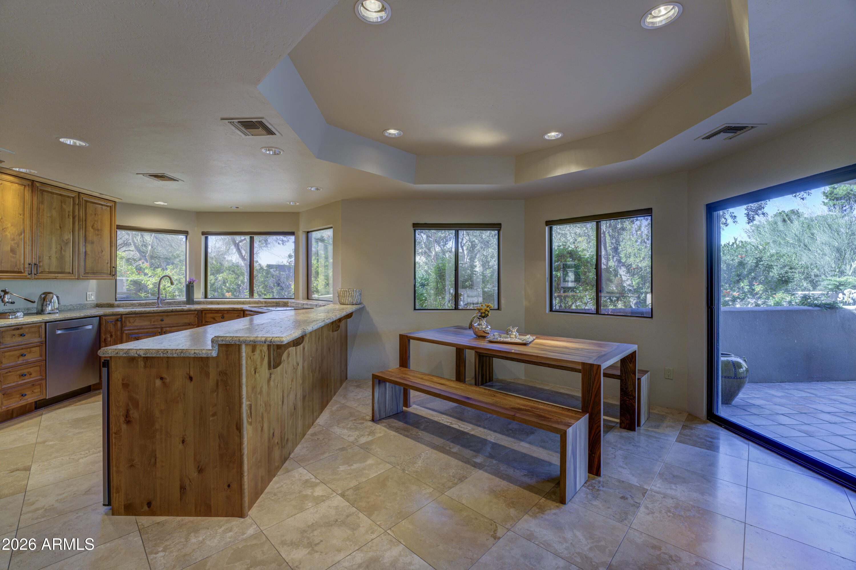 3106 East Arroyo Hondo Road Carefree, AZ 85377 - Photo 19 of 43 Kitchen and Breakfast Room