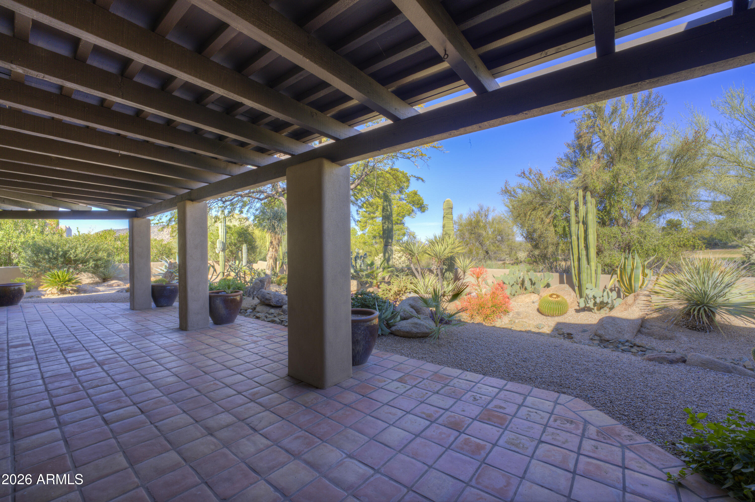 3106 East Arroyo Hondo Road Carefree, AZ 85377 - Photo 32 of 43 Back covered patio