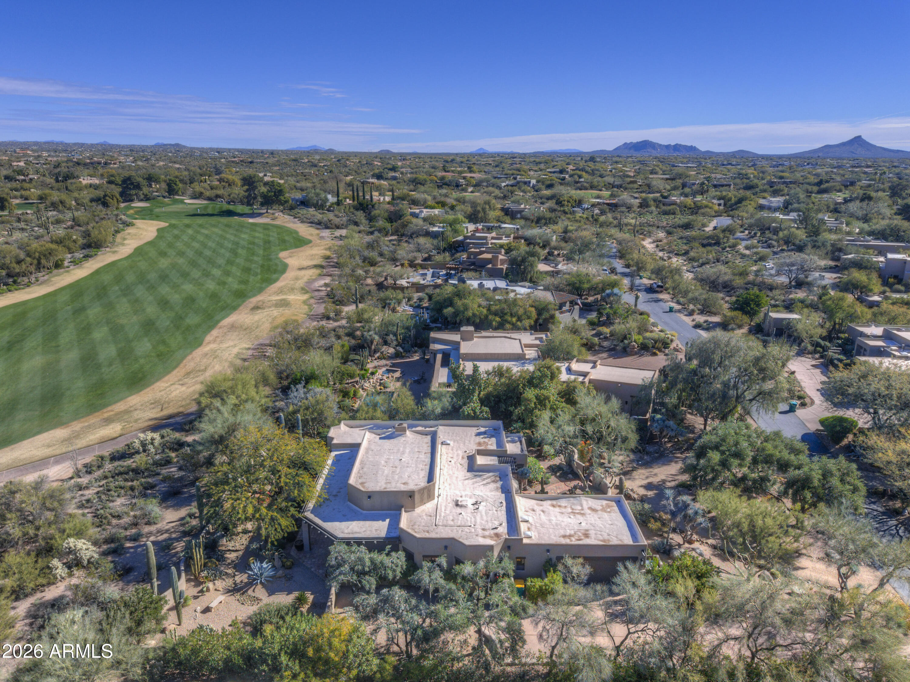 3106 East Arroyo Hondo Road Carefree, AZ 85377 - Photo 37 of 43 Aerial