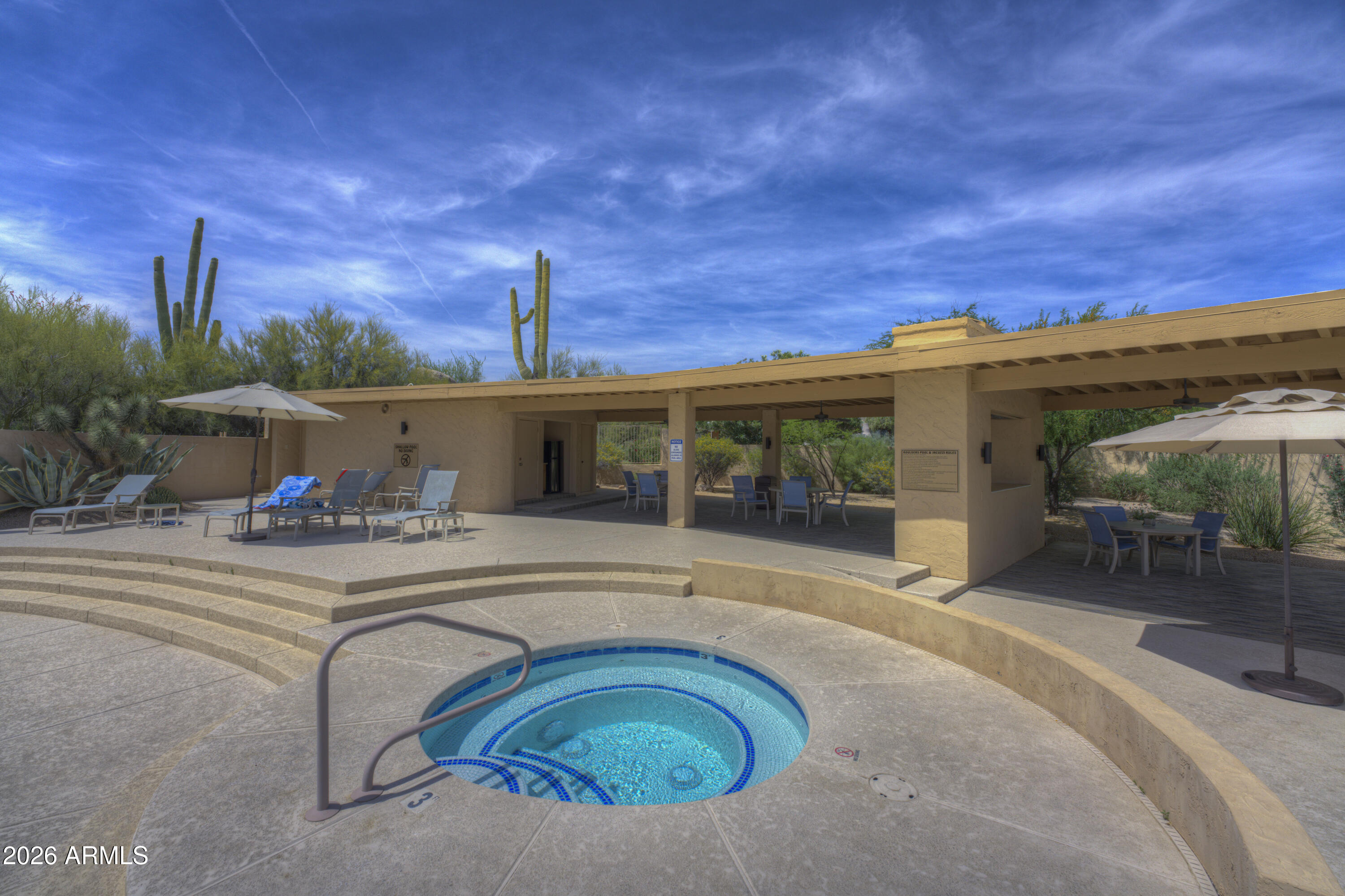 3106 East Arroyo Hondo Road Carefree, AZ 85377 - Photo 40 of 43 West Community Spa and Ramada