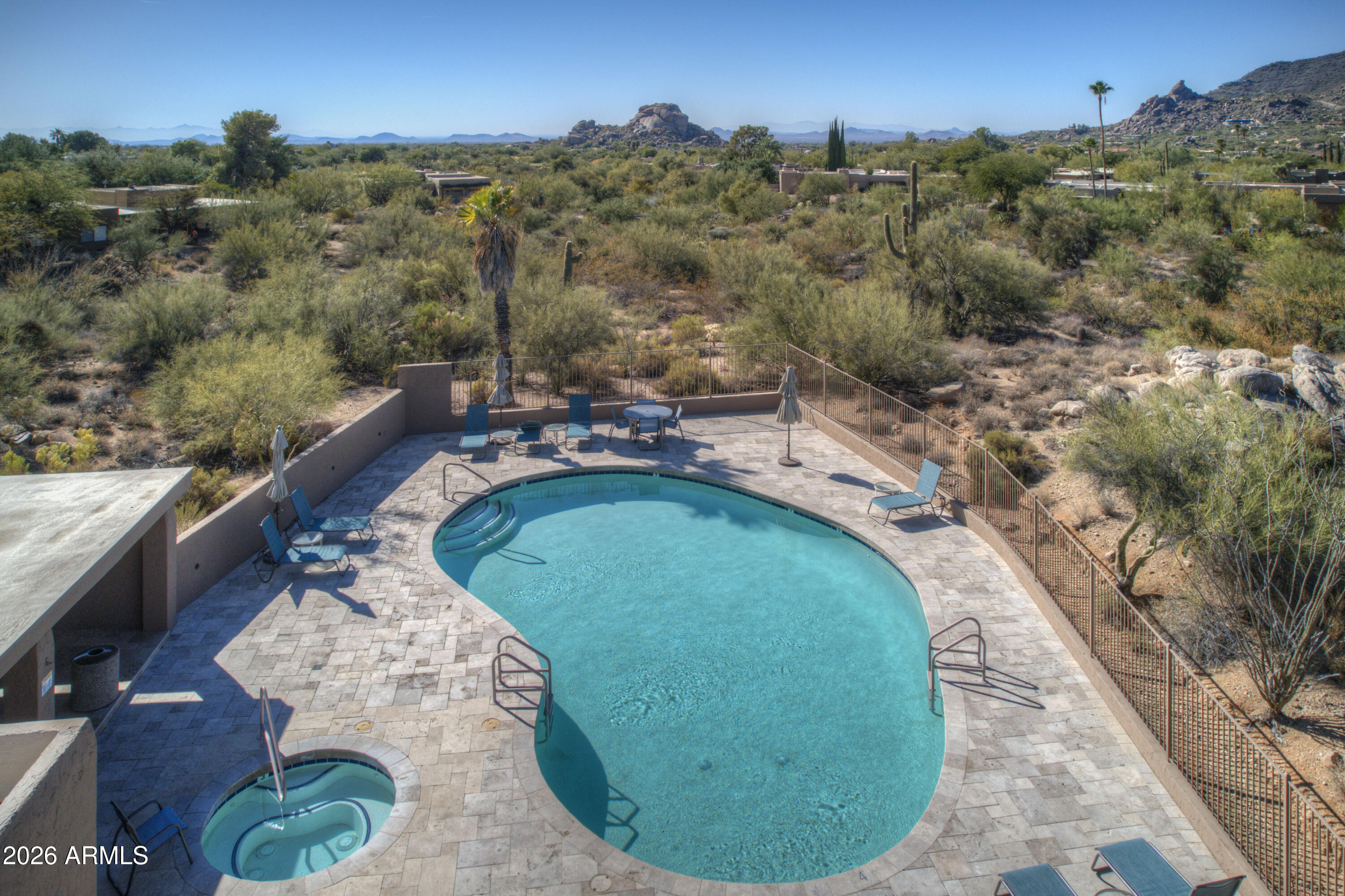 3106 East Arroyo Hondo Road Carefree, AZ 85377 - Photo 41 of 43 East Community Pool_spa_ramada