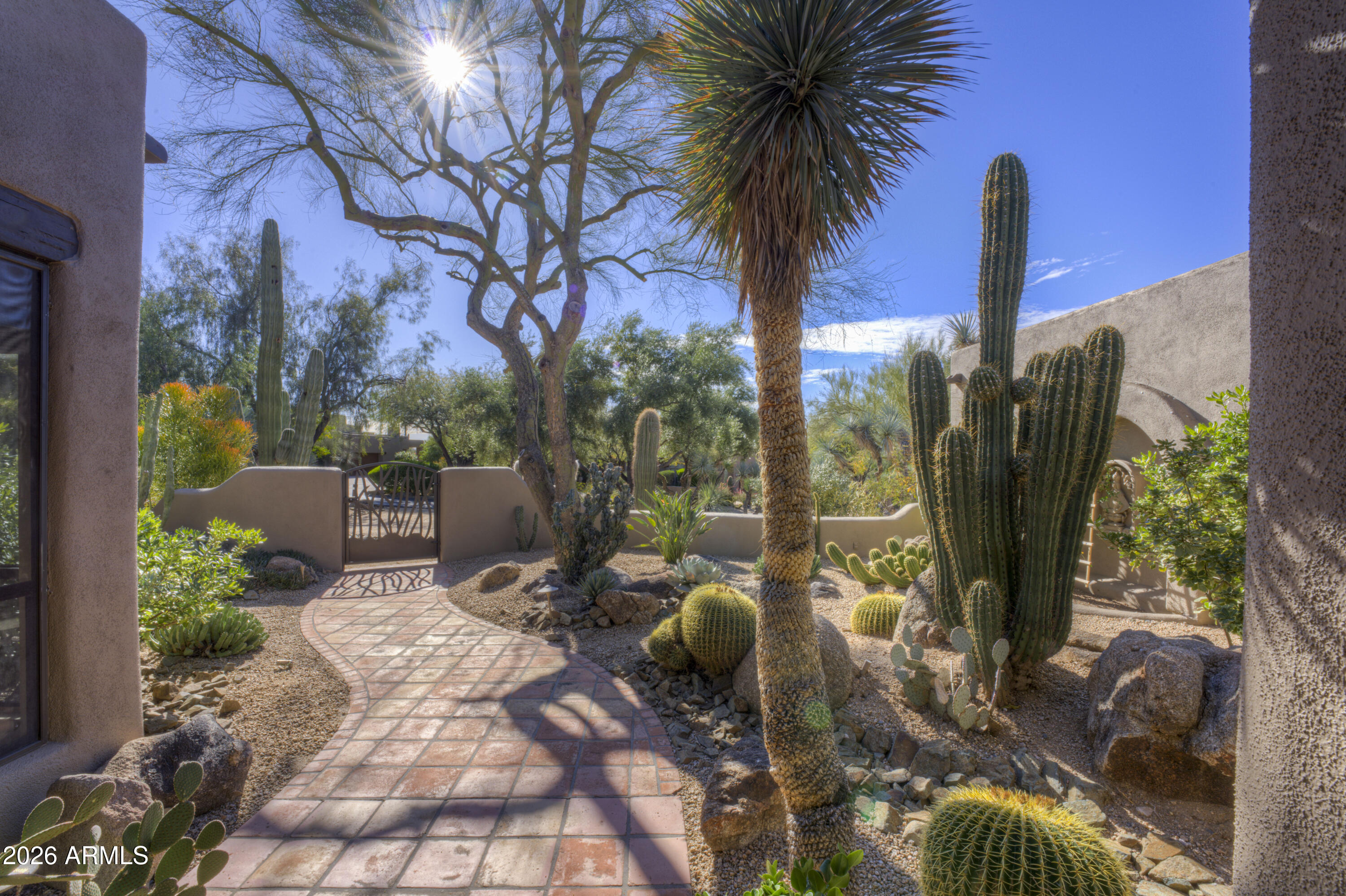 3106 East Arroyo Hondo Road Carefree, AZ 85377 - Photo 7 of 43 Front Courtyard