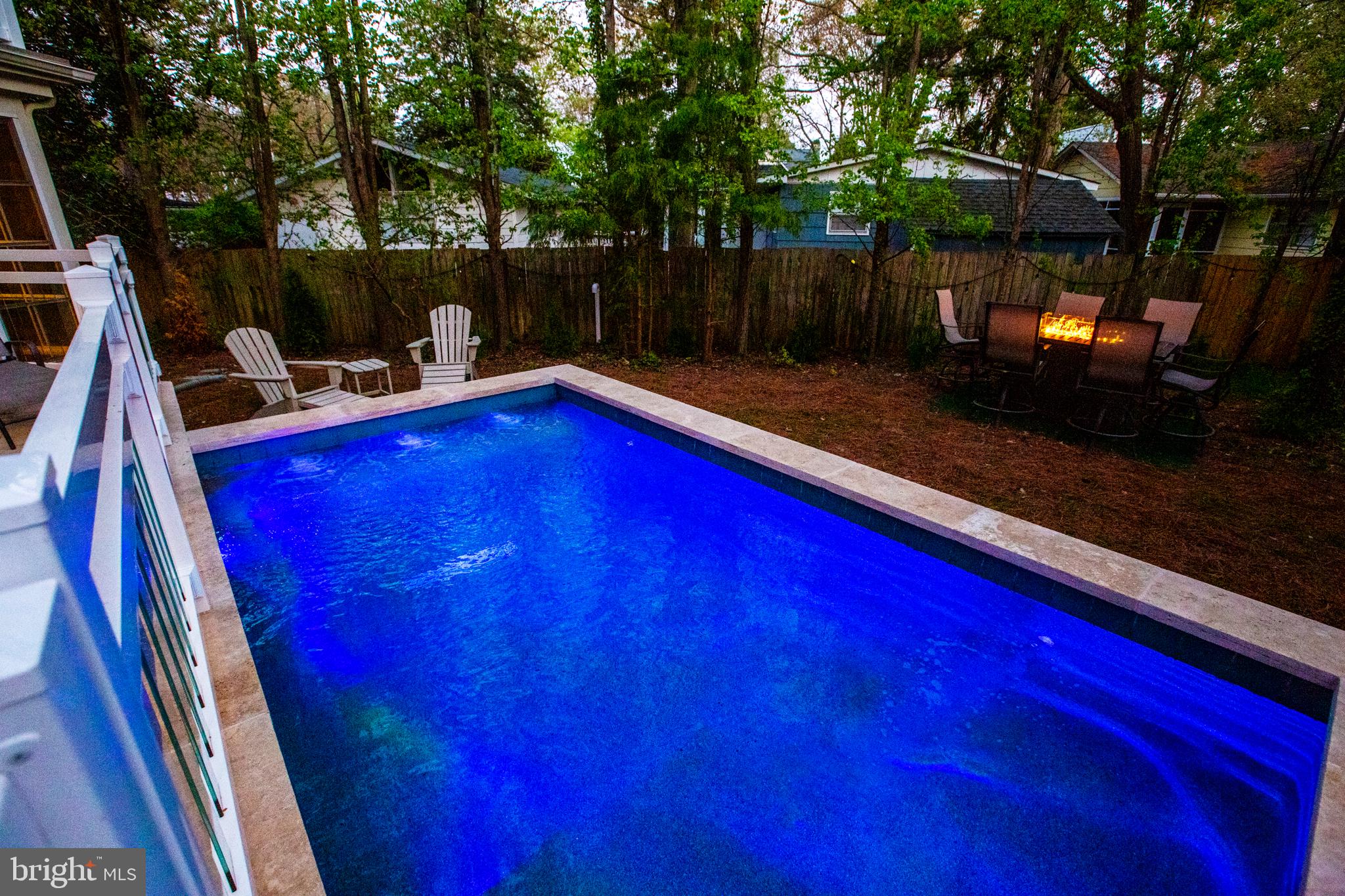 14 Cookman Street Rehoboth Beach, DE 19971 - Photo 10 of 60 Pool at dusk