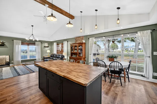 a bed room with a bed and a book shelf