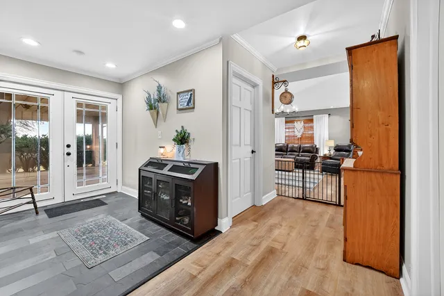 a room with furniture and a flat screen tv