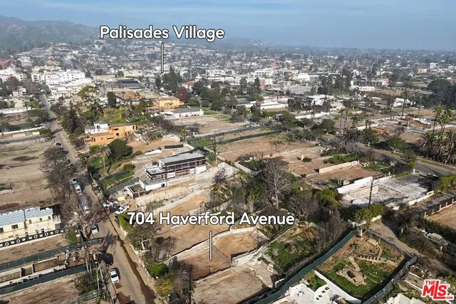 an aerial view of residential building