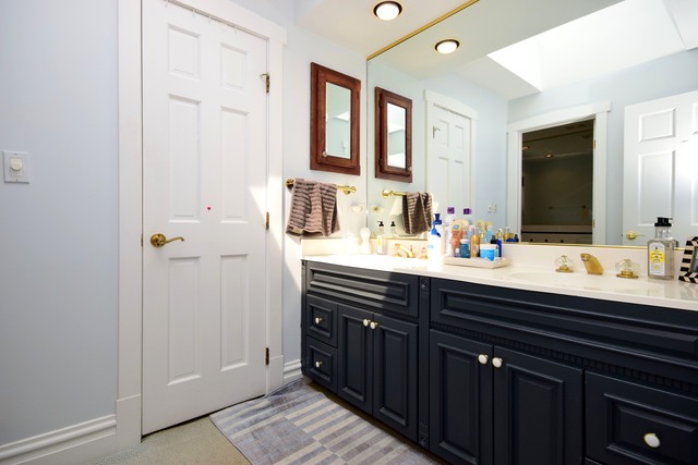 323 North Merrill Street Park Ridge, IL 60068 - Photo 12 of 25 a bathroom with double vanity sink and a mirror