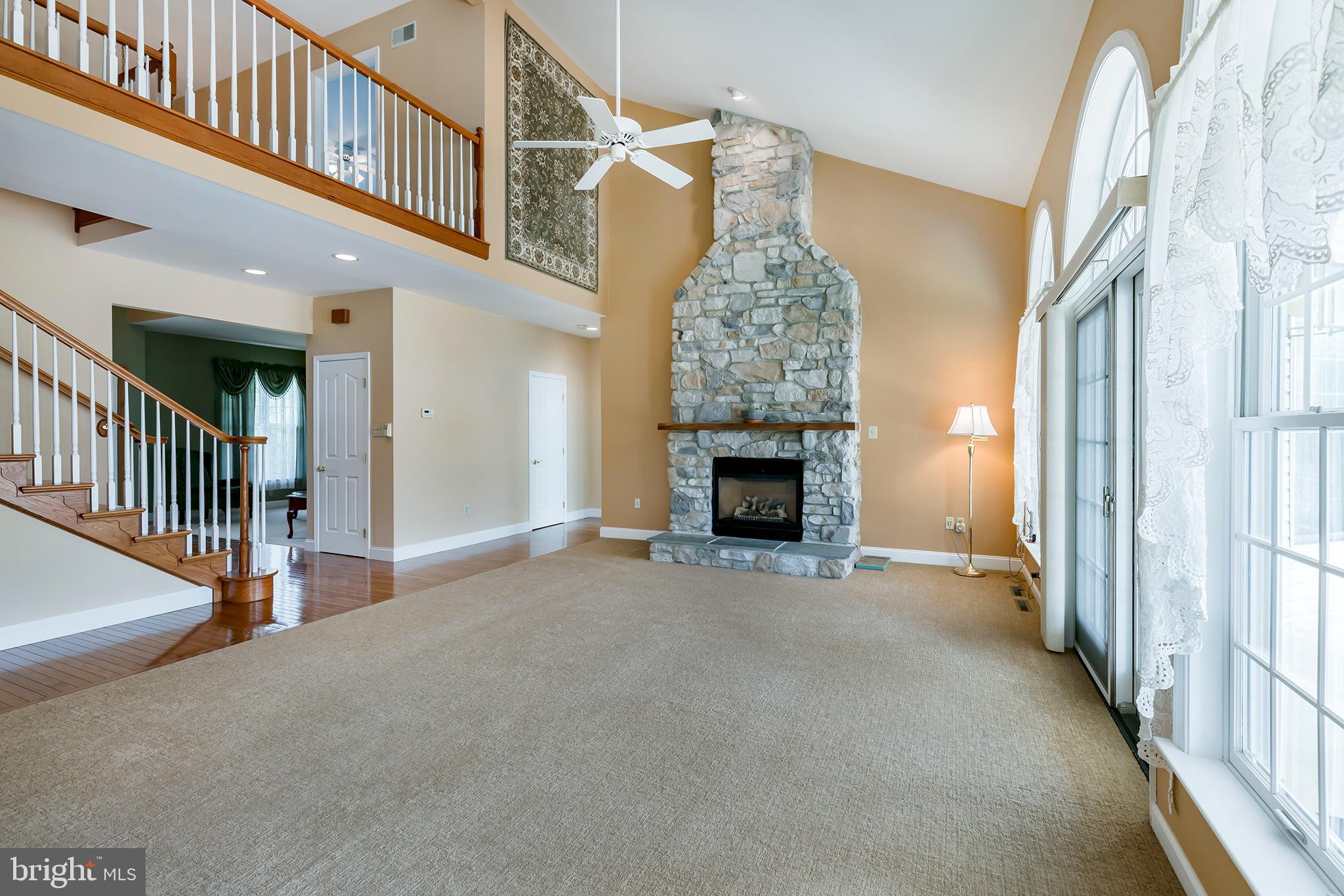 220 Sleepy Hollow Road Nottingham, PA 19362 - Photo 25 of 47 Overall view of 2 story family room and fireplace